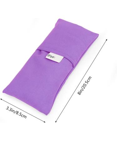 minkissy Forehead Pillow Eye Cushion Organic Flax Eye Pillows Microwavable Heated Eye Masks Relaxation Eye Masks Hot Compress Eye Pillow Sleeping Eye Pillow Yoga Leather Size 1 Purple - Buy Online on GoSupps.com