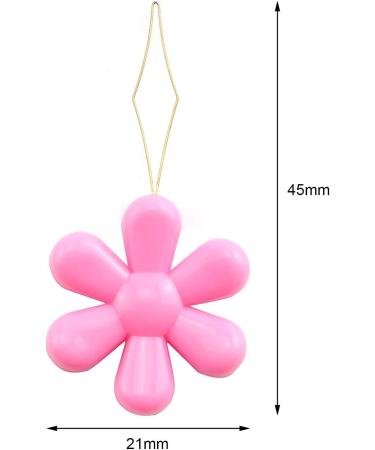 10PCS Assorted Plastic Flower Head Wire Loop Needle Threaders for Hand Stitching - Buy Online on GoSupps.com