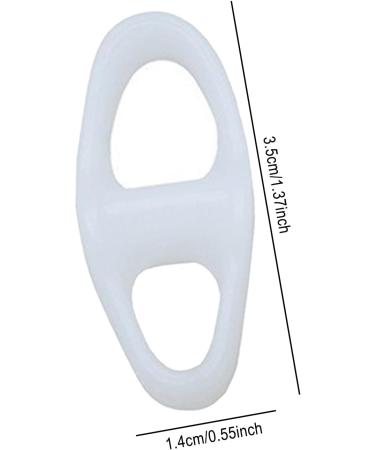 Leryveo Silicone Toe Spacers | Comfortable Hammer Toe Corrector | Reusable Foot Separator for Toes - Toe Relief & Alignment - Buy Online on GoSupps.com