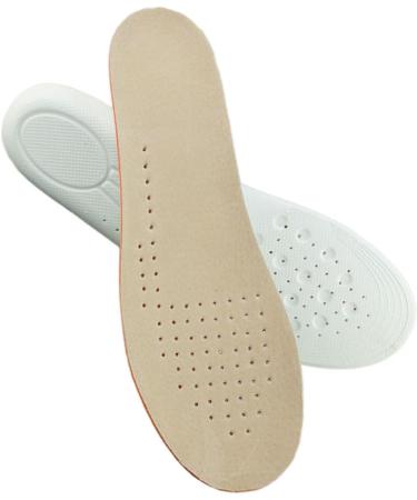 FRCOLOR Height Increase Shoe Inserts for Men - Leather Lift Insoles for Added Height & Comfort - Size 2 - Buy Online on GoSupps.com