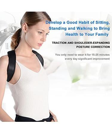 Adjustable Posture Shoulder Support Strap for Back Straightening and Pain Relief - XL Size 36-47 Bust - Buy Online on GoSupps.com