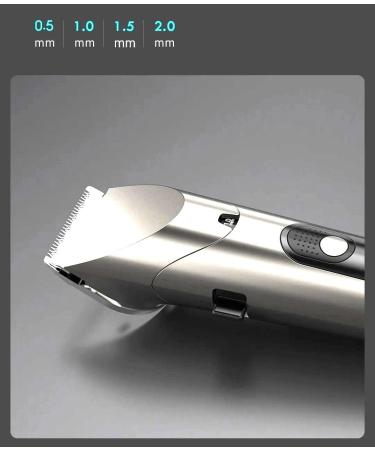 Professional Hair Clipper & Trimmer for Men - Rechargeable Washable LED Screen - Strong Power Steel Head - Buy Online on GoSupps.com