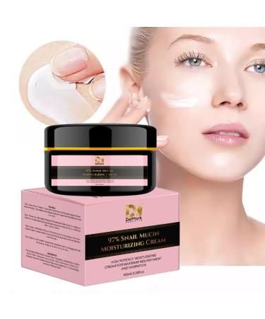 Snail Mucin 97% Daily Face Moisturizer Cream - High Potency Hydration | Korean Skincare for Glowing Skin - Buy Online on GoSupps.com