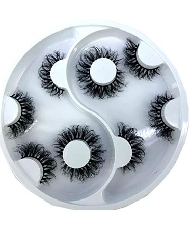 Buy HBZGTLAD 2021 25mm 3D Faux Mink Cross False Eyelashes - 5 Pairs Handmade Thick Beauty Extensions Online - Buy Online on GoSupps.com