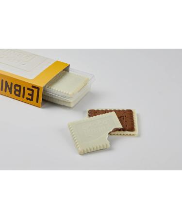 Leibniz Choco Black & White Biscuits 125g - Crispy Cocoa Cookies with White Chocolate | International Shipping Available - Buy Online on GoSupps.com