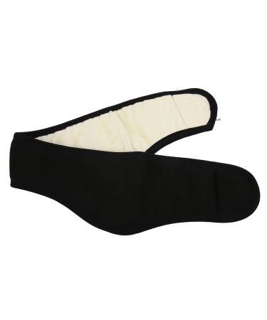 Sleep Mask Eye Mask for Sleeping Adjustable Noise Reduction Sleeping Earmuffs with Breathable Cotton Material for Sleep Study Travel (Black)