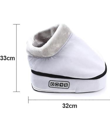 BATIVE Foot Warmer - 3 Speed Heating Pad with 3D Kneading Massage & Washable Plush Cover for Ultimate Foot Relief | International Shipping Available - Buy Online on GoSupps.com