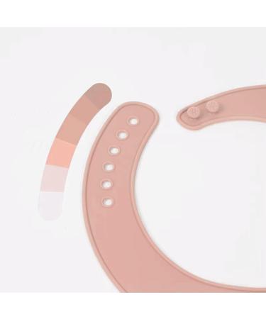 YYGMSS Waterproof Silicone Adult Bib with Crumb Catcher - Adjustable Pink Bib for Elderly Women - Easy Clean & Washable (L) - Buy Online on GoSupps.com