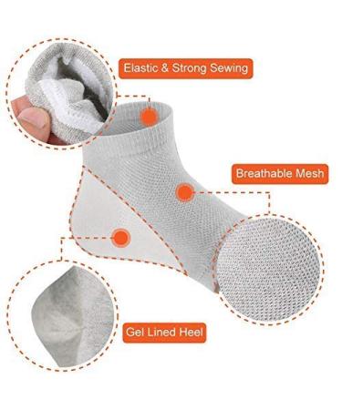 DELIBEST Heel Moisture Socks | Gel Heel Sleeves for Soft Feet | Toe-Free Spa Moisturizer & Balm Foot Care - Buy Online on GoSupps.com