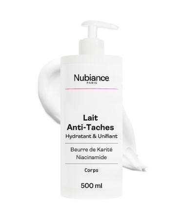 NUBIANCE - Brightening & Unifying Body Lotion HRB-3 500ml - Anti-Stain with Shea Butter - Protection against hyperpigmentation deep hydration - Soft supple and luminous skin