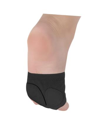 FRCOLOR 1 Pair Shoe Inserts Foot Pad Protection Cushion Dance Toe Pad Dancing Socks Foot Care Tools Latin Black S