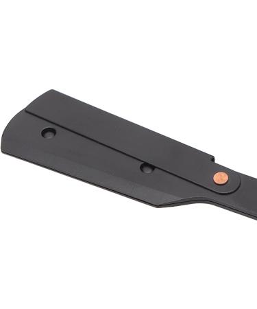 Luckdano Professional Manual Bartschneider Blade Holder - Stainless Steel Barber Blades with Straight Edge for Precision Grooming - Buy Online on GoSupps.com