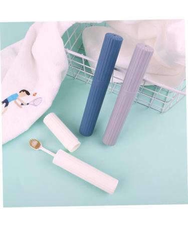 FRCOLOR 4-Piece Portable Toothbrush Case Set | Travel Toothbrush Holder for International Shipping - Buy Online on GoSupps.com