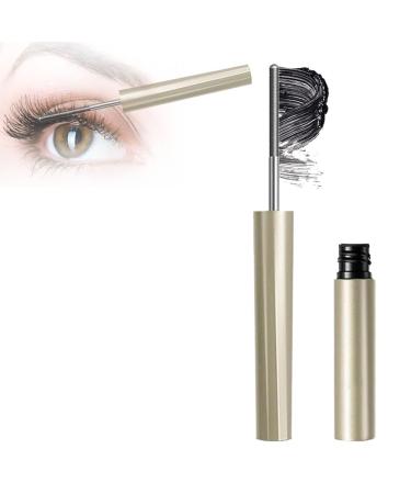 Generic Innovative Metal Brush Long-Lasting Mascara Metal Rod Mascara Iron Wand Mascara Waterproof Bristleless Metal Mascara Brush Mascara With Metal Wand Curling Iron Mascara (Black)