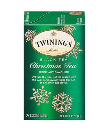 Twinings Black Tea Christmas Tea 20 Tea Bags 1.41 oz (40 g)