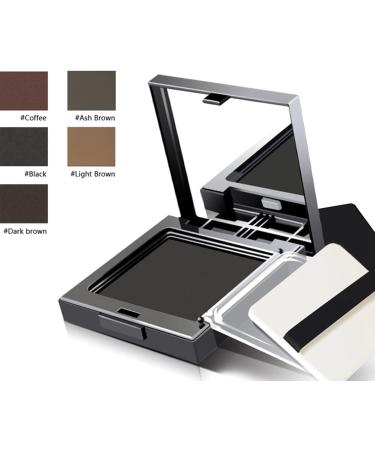Hair Root Concealer-New Type Hairline Powder Root Touch Up Powder Instantly Cover Up Gray Hair Root Fiber 12g Ash Brown - Buy Online on GoSupps.com