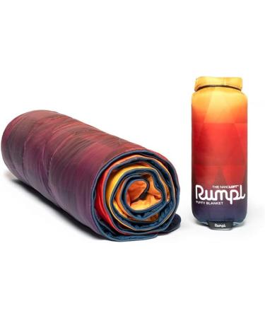 Rumpl NanoLoft Puffy Blanket | Indoor Outdoor Camping Blanket for Traveling, Picnics, Beach Trips & Concerts | 38 x 52 | Pyro Tri-Fade - Buy Online on GoSupps.com