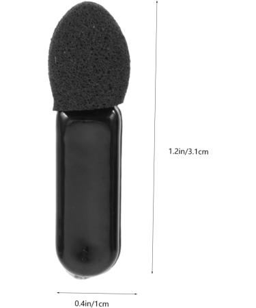 Didiseaon 200 Pcs Mini Eyeshadow Swab Eyelash Applicator Lipstick Brush Applicator Lip Balm Milky Cotton Black - Buy Online on GoSupps.com