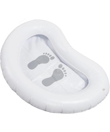 Inflatable Pool Foot Bath Basin with Pump Foldable Foot Soak for Swimming Pool Entry Ideal Ladder Footbath Accessory - Buy Online on GoSupps.com