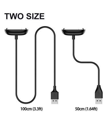 Amzpas Fitbit Inspire 3 Charger - Soft USB Charging Cable | Durable 50cm Charger for Health & Fitness Tracker - Buy Online on GoSupps.com