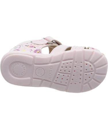 Geox Baby Girl's B Elthan Sandal - Size 5 UK Child - Light Pink/White - Buy Online on GoSupps.com