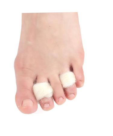 Healeved Wool Toe Pads - 4pcs Outdoor Splitter Nailpolish Removers for Toes - Valgus Toe Separator - Replaceable Toe Sleeves for Pointe Shoes - Toe Supply Tool - Buy Online on GoSupps.com