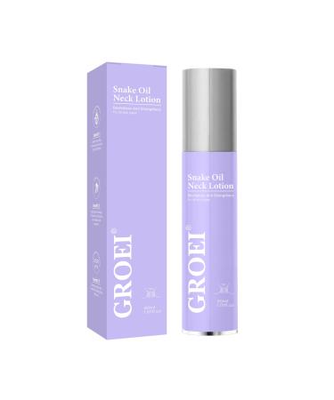 GROEI Firming Neck Cream | Neck Lotion for Tightening and Firming Smoothes Neck Wrinkles Naturally Gentle with Hyaluronic Acid and Plant Oils