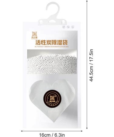 Moisture Remover for Rooms | Cabinet Moisture Absorber 4.58 oz | Heart-Shaped 130g | 5 Bags of Effective Drying Agents - Buy Online on GoSupps.com
