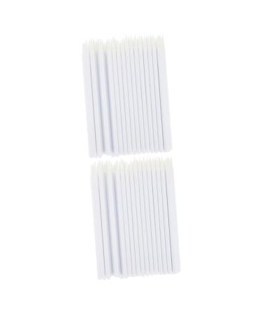 FOMIYES 200 Pcs Disposable Eyeliner Brush Mini Lipsticks Precise Eyeliner Brush Girls Eyeliner Applicator 9x6.5cmx2pcs Whitex2pcs