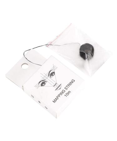 Filfeel Pre-Einked Mapping String for measuring eyebrows Microblading Eyebrow Marker Thread Line Tool Microblading Supplies (10 m) (10m)