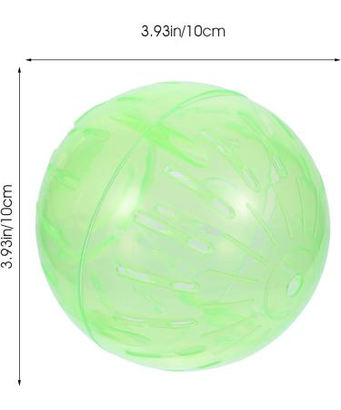 Totority Hamster Exercise Ball 3.9 Inch Transparent Hamster Ball Running Hamster Wheel for Dwarf Hamsters - Buy Online on GoSupps.com