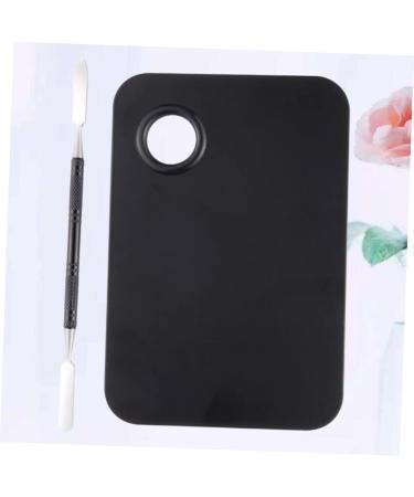 STOBOK 4 Pcs Empty Makeup Palette - Paint Mixing & Makeup Mixing Tool - Essential Nail Kit for Foundation & Color Mixing (Black 11.5x7.5cm - Buy Online on GoSupps.com