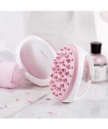 TOUCHBeauty Cellulite Massager Brush Mitt for Arm, Leg & Body Slimming - Pink - Buy Online on GoSupps.com