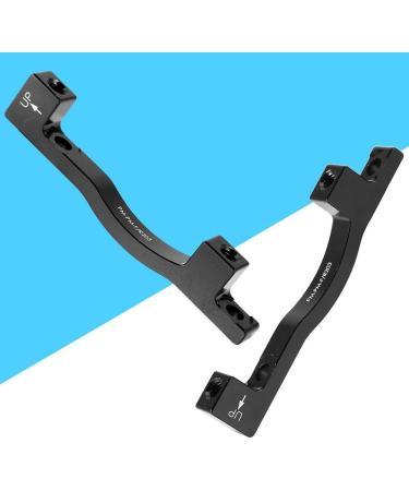 Yosoo Health Gear Disc Brake Adapter - Black Aluminum Alloy | Bicycle Disc Brake Mounting Bracket Adapter with 2 Bolts - A-Pillar F203 R203 Compatibility | 1 Pack - Buy Online on GoSupps.com