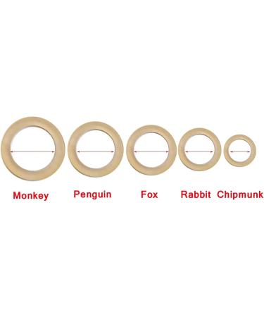 500 Count Maw-Friendly Elastic Rubber Bands & Placemakers for Braces - Monkey Design (0.95 cm) - Buy Online on GoSupps.com