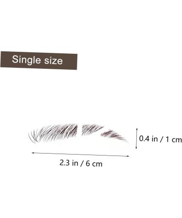 FOMIYES 42 Pcs Eyebrow Stickers Black Stickers Brow Shaper -like Eyebrows Stickers Tool Bionic Miss - Buy Online on GoSupps.com