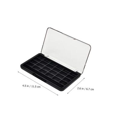 2pcs Empty 24 Color Eye Shadow Tray - Cosmetic Organizer & DIY Pallet Case for Eyeshadow & Lipstick - Buy Online on GoSupps.com