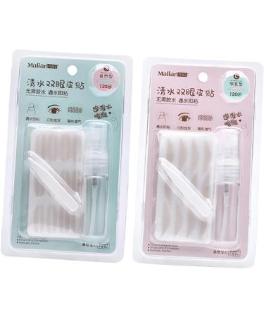 Ipetboom 2 packs Bottle Eyelid and of Pastes Stickers Empty Patch Invisible Side Sticky for Traceless Girls - Buy Online on GoSupps.com