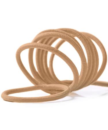 Soul Project Hair Ties - 100 No Metal Elastics for All Hair Types - 4mm Dark Blonde Hair Bands for Ponytails & Buns - Perfect for School Work & Gym - Buy Online on GoSupps.com