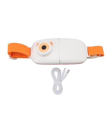 Heating Pad Foldable Menstrual Pain Belt Digital Display USB Charging Fast Heating Waist Warming Belt for Women Orange