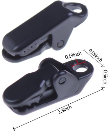 Warmshine 20 Pack Small Clamp Tarp Awning Clips Set - Black Trap Clips for Camping & Outdoors - Buy Online on GoSupps.com