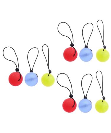 Healvian Fitness Equipment 9 Pcs Grip Strengthening Ball Power Balls Training Exercises Squeezeball Jelly Fitness Fitness Hand Therapy Balls