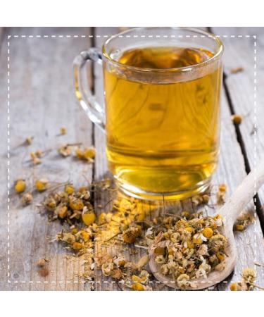 Biotiva Organic Chamomile Flowers Tea 250g - EU Cultivation Highest Quality - Herbal Tea Bottled in Germany (DE- KO-005) - Buy Online on GoSupps.com