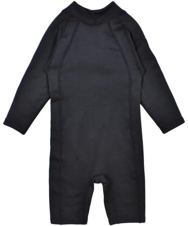 Splash About Kids Thermaswim One Piece Swimsuit - Black (4-6 Years) - Buy Online on GoSupps.com