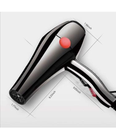 JYYBN Hair Dryer Professional Hair Dryer AC 2000W Negative Ionic Hairdryer with 2 Speed 3 Heat Cool Shot Setting for Home & Salon 2 Concentrators 2.2m Long Cable Hanging Loop Low Noise Blow Dryer - Buy Online on GoSupps.com