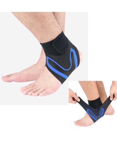 Coogime XL Blue Plantar Fasciitis Foot Wrap & Ankle Brace - Comfortable Support for Football & Active Relief - Buy Online on GoSupps.com