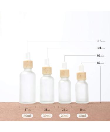 Minkissy 5 Pack Refillable Essential Oil Travel Bottles - Cosmetic Dropper Bottles for Hyaluronic Acid | 2.9 9.7 cm - Buy Online on GoSupps.com