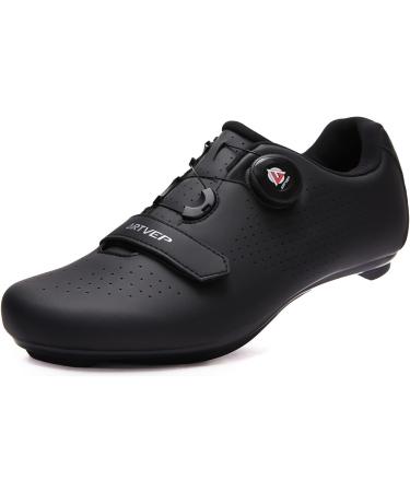 ArtVep Racing Bike Shoes for Men & Women - SPD-SL & Delta Compatible MTB Shoes - Peloton Compatible - Size 44 EU - Black - Buy Online on GoSupps.com