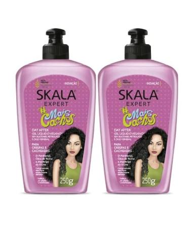 SKALA - Linha Expert - Gel Liquido Mais Cachos 250 Gr - (Expert Collection - More Curls Liquid Gel Net 8.81 Oz) (Set of 2)