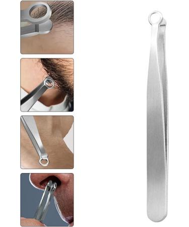 Ultechnovo 3-in-1 Stainless Steel Tweezers & Scissors - Eyebrow Nose Hair Trimmers & Hair Clip for Men - Buy Online on GoSupps.com